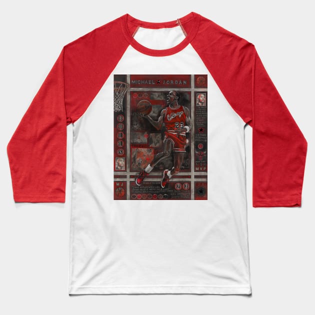 Michael Jordan Baseball T-Shirt by Raybomusic01